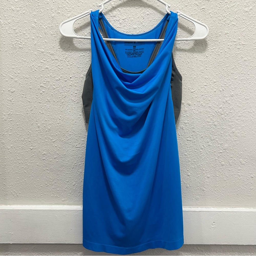 Patagonia Umbra Tank Top in Blue & Grey Size M